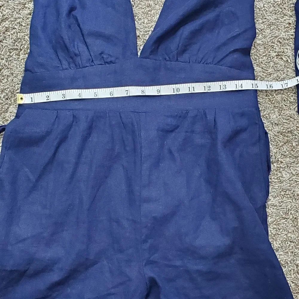NWT Modcloth Navy Blue Halter Romper - Picture 7 of 10